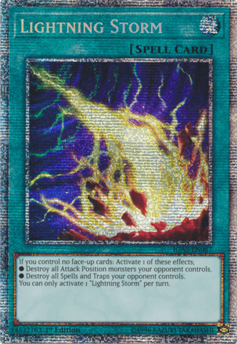 Lightning Storm [IGAS-EN067] Starlight Rare - Josh's Cards