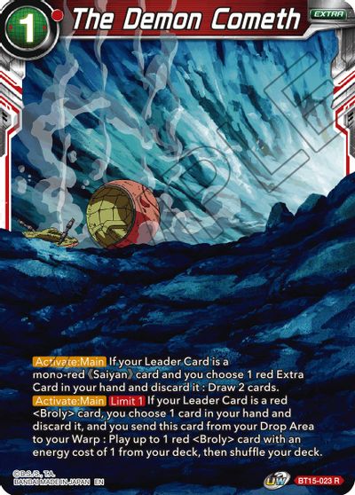 The Demon Cometh (BT15-023) [Saiyan Showdown] Parallel Foil