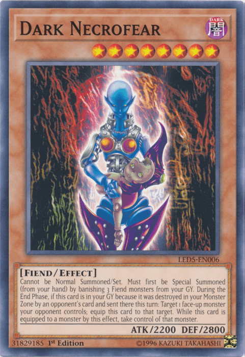 Dark Necrofear [LED5-EN006] Common - Josh's Cards