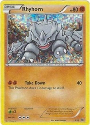 Rhyhorn 008/12 - McDonalds Promos 2015 Holofoil