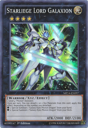 Starliege Lord Galaxion [MP14-EN097] Super Rare - Josh's Cards