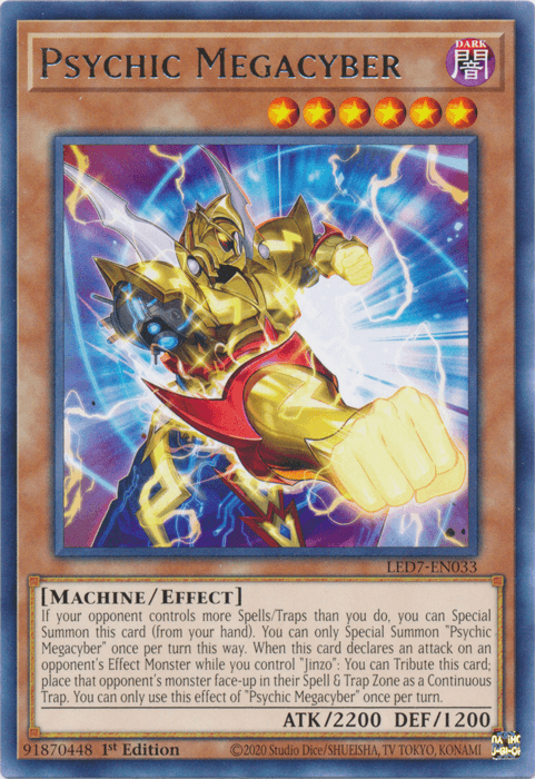Psychic Megacyber [LED7-EN033] Rare - Josh's Cards