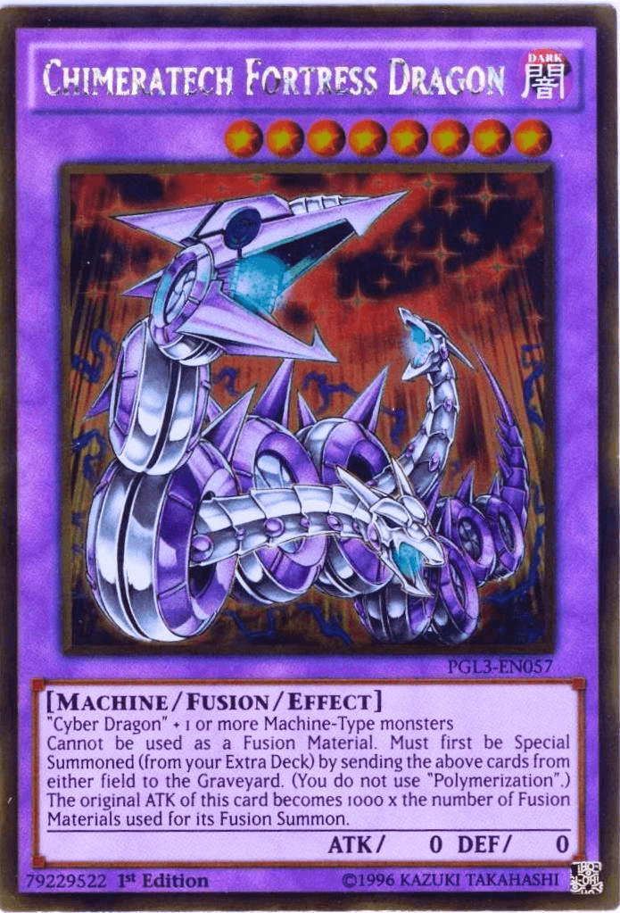 Chimeratech Fortress Dragon [PGL3-EN057] Gold Rare - Josh's Cards