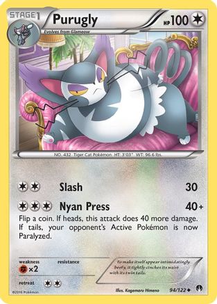 Purugly 094/122 - XY  BREAKpoint