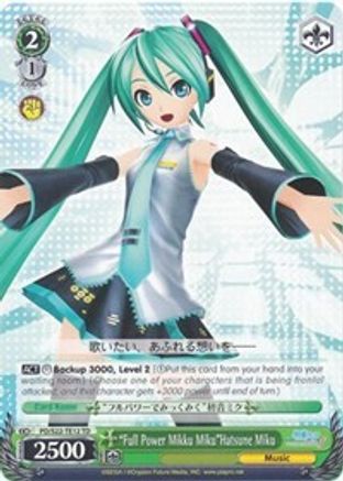 "Full Power Mikku Miku"Hatsune Miku (TD) (PD/S22-TE12 TD) - Hatsune Miku -Project DIVA- f