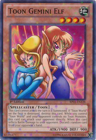 Toon Gemini Elf [BP01-EN128] Starfoil Rare - Josh's Cards