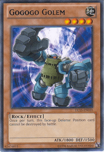 Gogogo Golem (Blue) [DL15-EN010] Rare - Josh's Cards