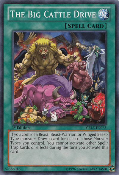 The Big Cattle Drive [CBLZ-EN063] Common - Josh's Cards