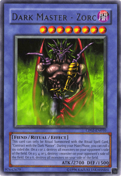 Dark Master - Zorc [CP02-EN010] Rare - Josh's Cards