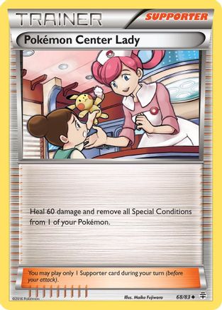 Pokemon Center Lady 068/83 - Generations