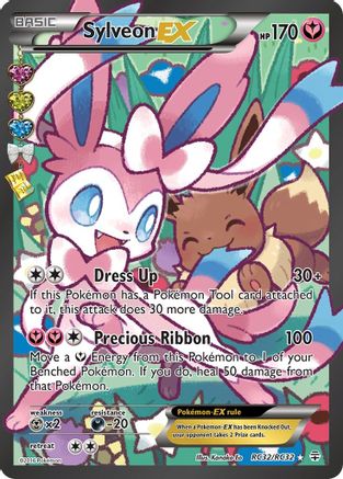 Sylveon EX (Full Art) RC32/RC32 - Generations Radiant Collection Holofoil