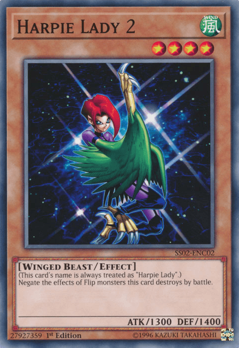 Harpie Lady 2 [SS02-ENC02] Common - Josh's Cards