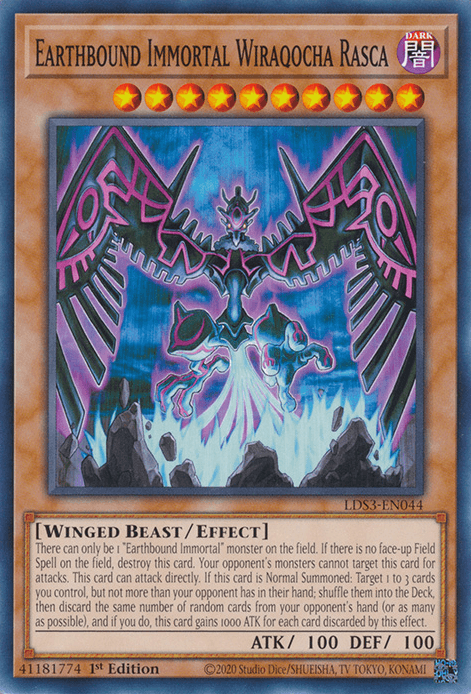 Earthbound Immortal Wiraqocha Rasca [LDS3-EN044] Common - Josh's Cards