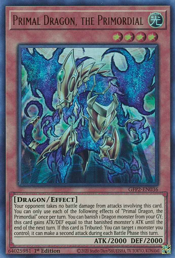 Primal Dragon, the Primordial [GFP2-EN036] Ultra Rare - Josh's Cards