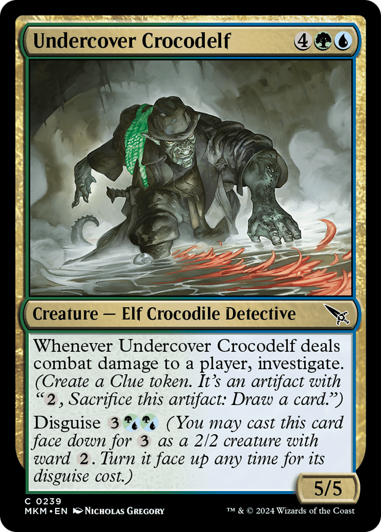 Undercover Crocodelf (MKM-239) - Murders at Karlov Manor Foil