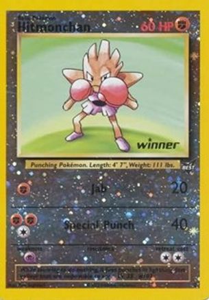 Hitmonchan [Winner] 002 - Best of Promos Reverse Holofoil