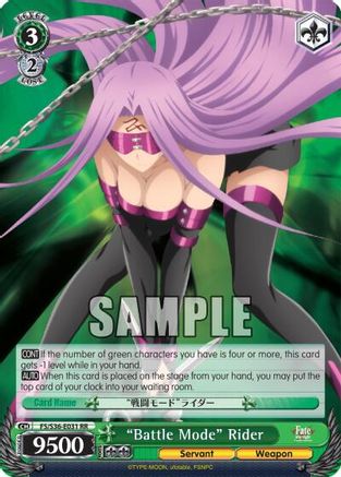 "Battle Mode" Rider (FS/S36-E031 RR) - Fate/stay night [Unlimited Blade Works] Vol. II