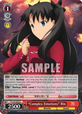 "Complex Emotions" Rin (FS/S36-E060 U) - Fate/stay night [Unlimited Blade Works] Vol. II