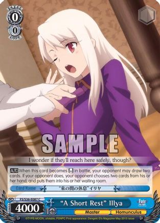 "A Short Rest" Illya (FS/S36-E087 C) - Fate/stay night [Unlimited Blade Works] Vol. II