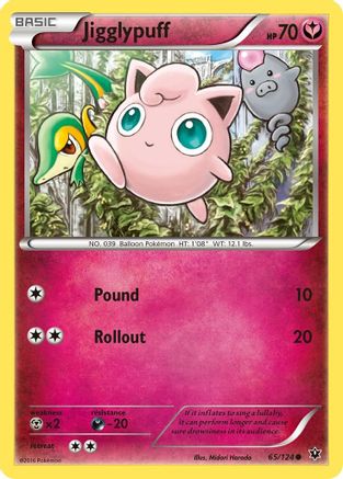 Jigglypuff 065/124 - XY  Fates Collide