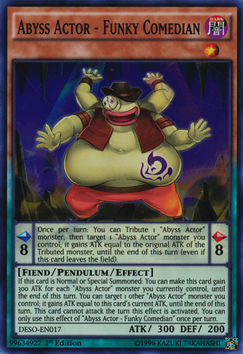 Abyss Actor - Funky Comedian [DESO-EN017] Super Rare - Josh's Cards
