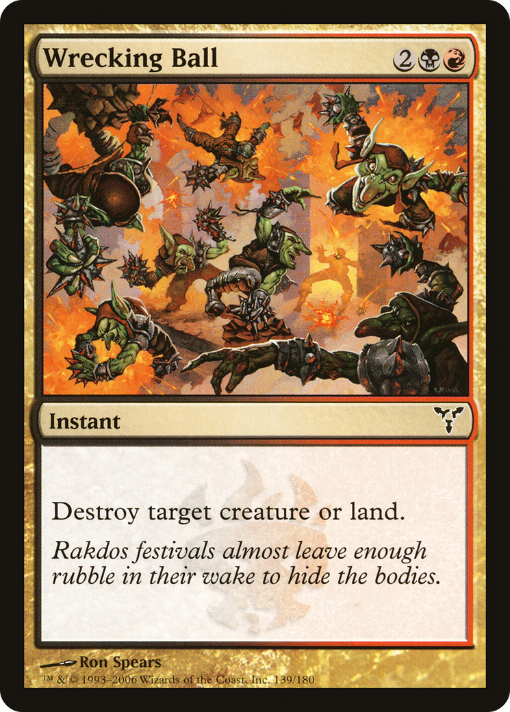 Wrecking Ball (DIS-139) - Dissension Foil