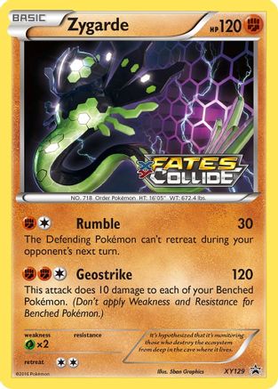 Zygarde [XY129] (XY Black Star Promos) Holofoil