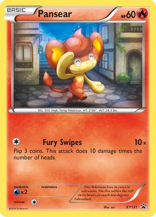 Pansear XY131/211 - XY Promos Holofoil