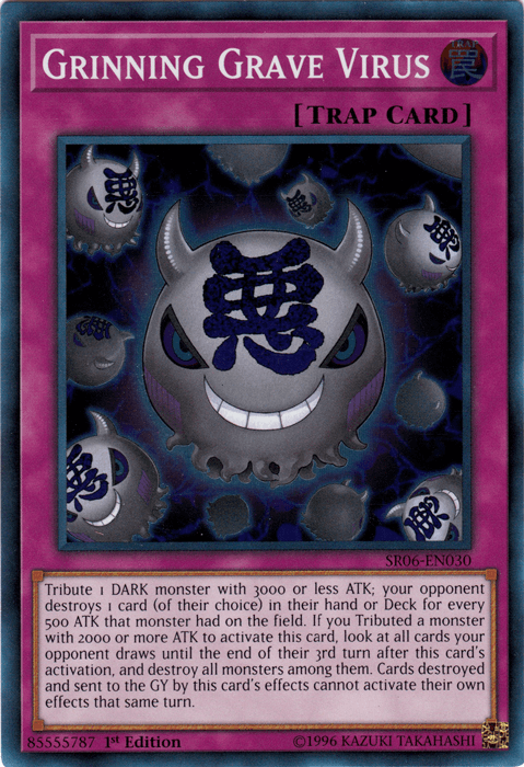 Grinning Grave Virus [SR06-EN030] Super Rare - Josh's Cards