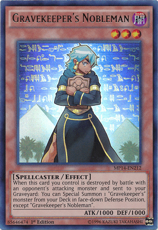 Gravekeeper's Nobleman [MP14-EN212] Ultra Rare - Josh's Cards