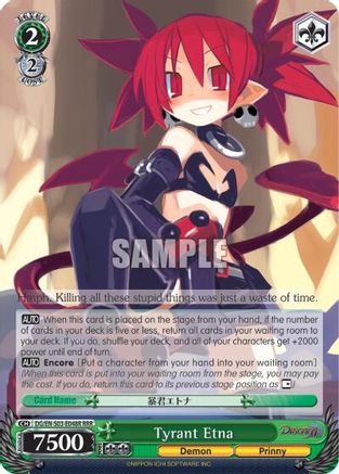 Tyrant Etna (RRR) (DG/EN-S03-E048R RRR) - Disgaea