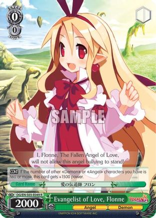 Evangelist of Love, Flonne (DG/EN-S03-E049 R) - Disgaea
