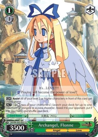 Archangel, Flonne (DG/EN-S03-E051 R) - Disgaea