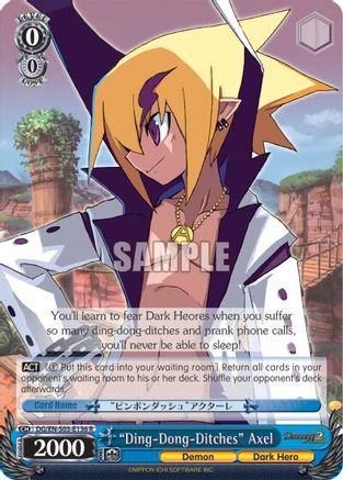 "Ding-Dong-Ditches" Axel (DG/EN-S03-E136 R) - Disgaea
