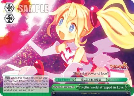Netherworld Wrapped in Love (DG/EN-S03-TE06 TD) - Disgaea