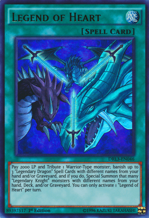 Legend of Heart [DRL3-EN046] Ultra Rare - Josh's Cards
