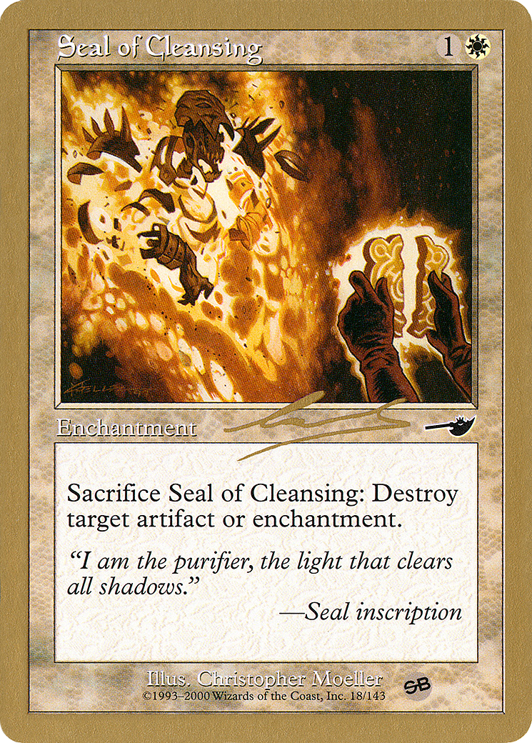 Seal of Cleansing (WCD-NL18SB) - World Championship Decks 2000