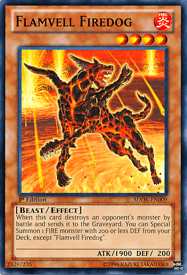 Flamvell Firedog [SDOK-EN009] Common - Josh's Cards