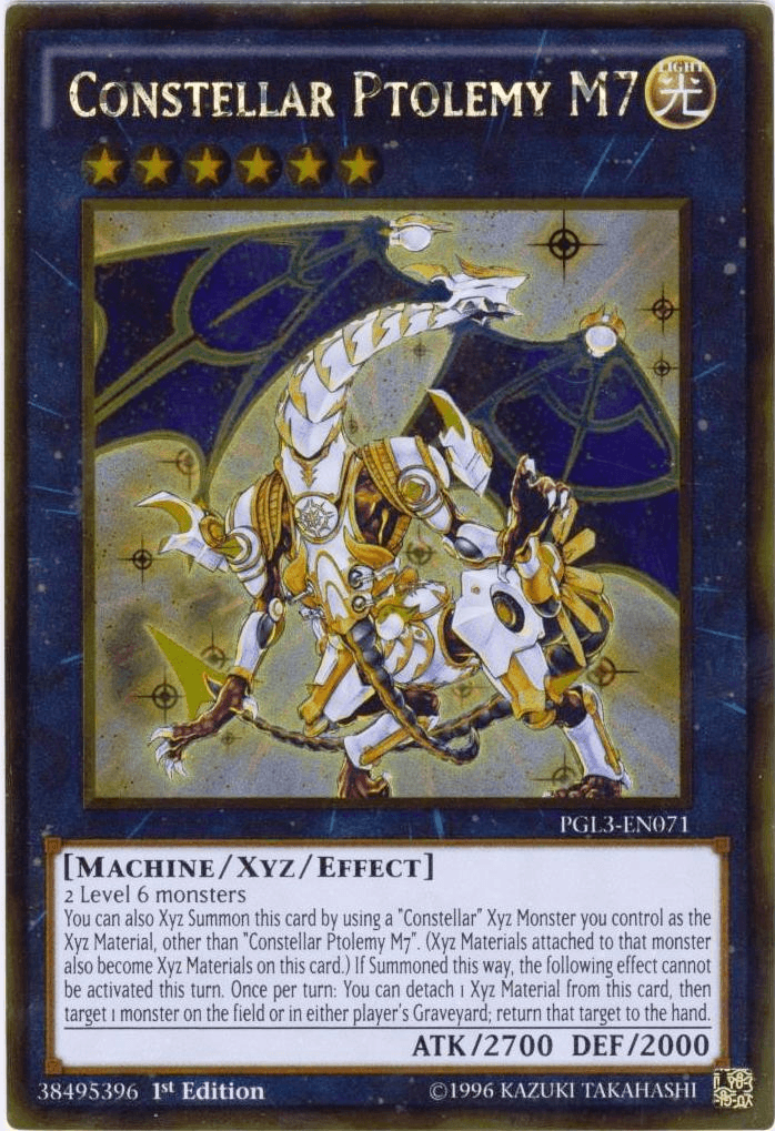 Constellar Ptolemy M7 [PGL3-EN071] Gold Rare - Josh's Cards