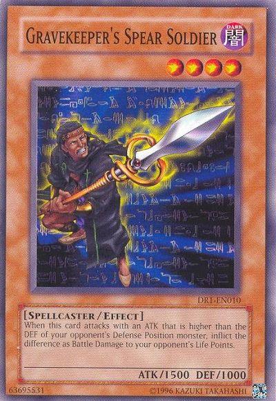 Gravekeeper's Spear Soldier [DR1-EN010] Common - Josh's Cards