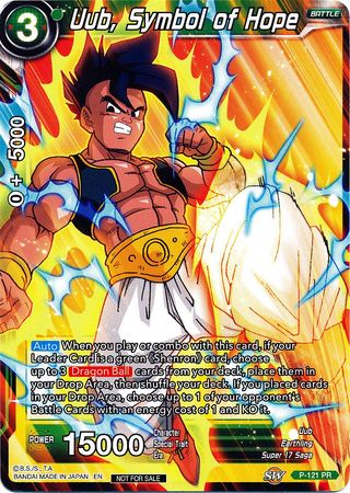 Uub, Symbol of Hope (Power Booster) (P-121) [Promotion Cards] Parallel Foil