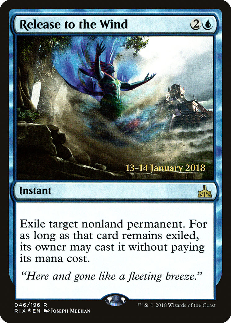 Release to the Wind (PRE-46S) - Rivals of Ixalan Promos Foil