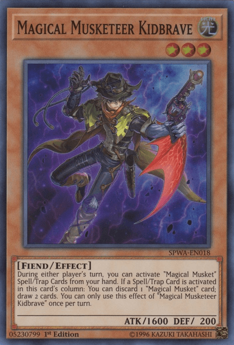 Magical Musketeer Kidbrave [SPWA-EN018] Super Rare - Josh's Cards