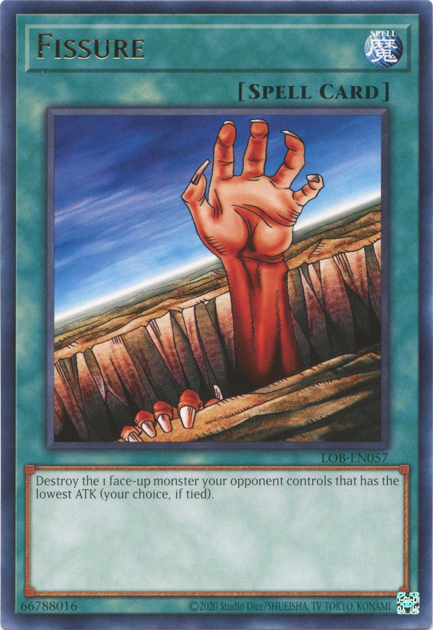 Fissure (25th Anniversary) [LOB-EN057] Rare - Josh's Cards