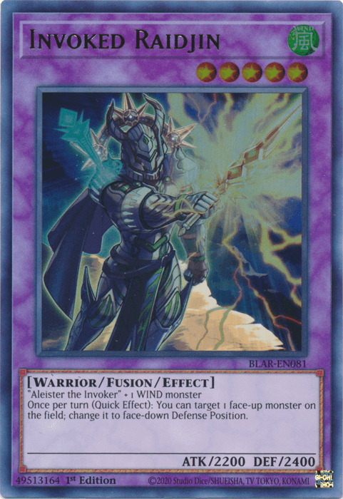 Invoked Raidjin [BLAR-EN081] Ultra Rare - Josh's Cards
