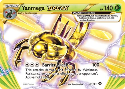 Yanmega BREAK [8] (Steam Siege) Holofoil