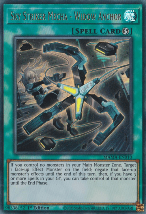 Sky Striker Mecha - Widow Anchor [MAMA-EN010] Ultra Rare - Josh's Cards