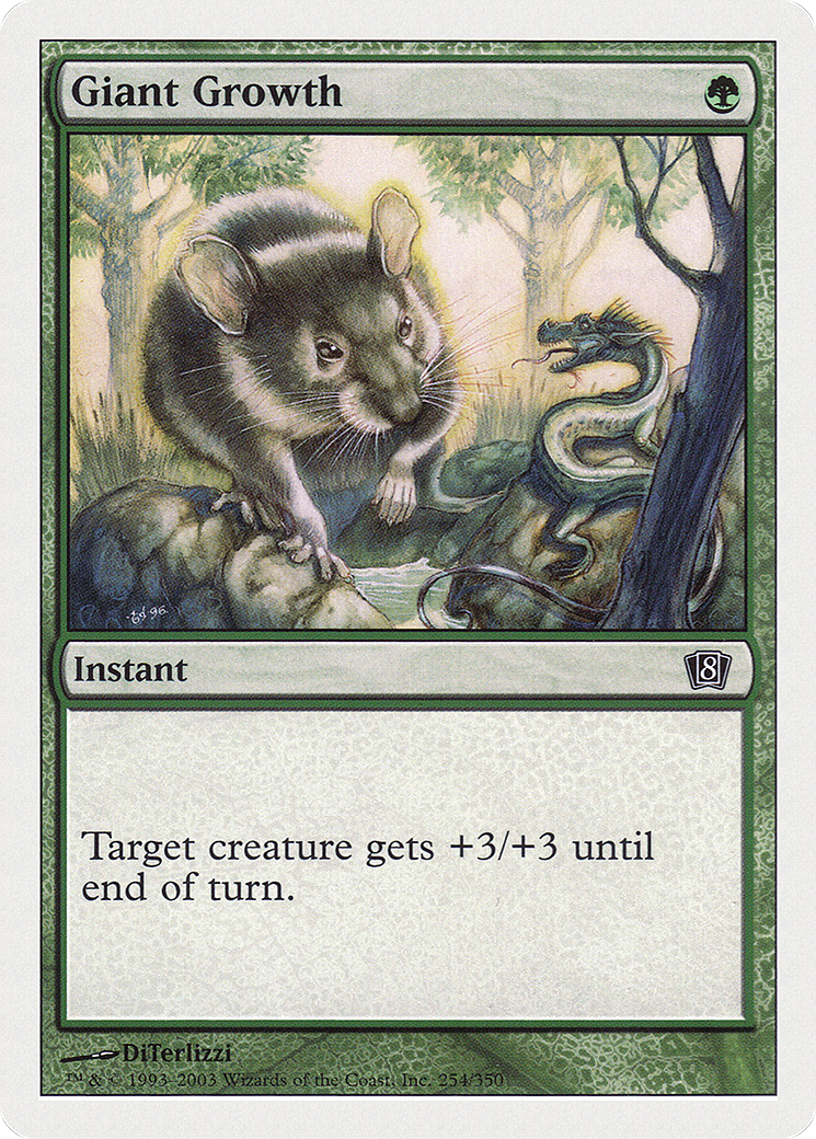 Giant Growth [Eighth Edition] Foil