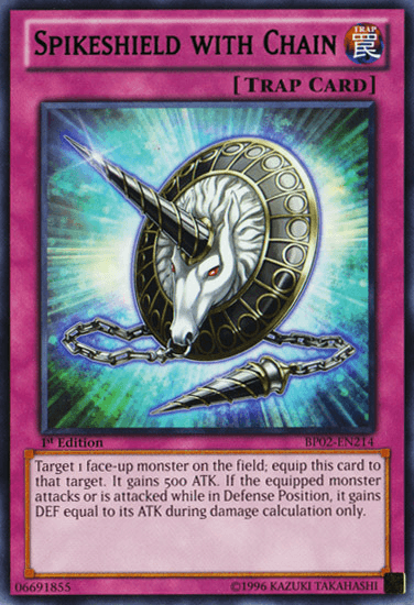 Spikeshield with Chain [BP02-EN214] Mosaic Rare - Josh's Cards