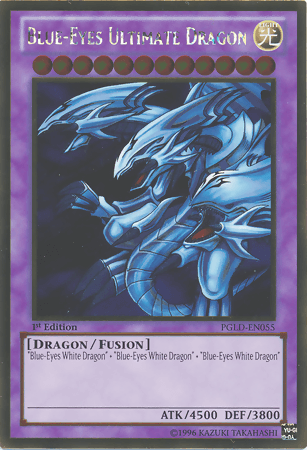 Blue-Eyes Ultimate Dragon [PGLD-EN055] Gold Rare - Josh's Cards